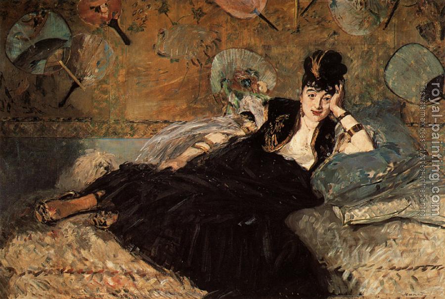 Edouard Manet : Woman with Fans (Nina de Callias)